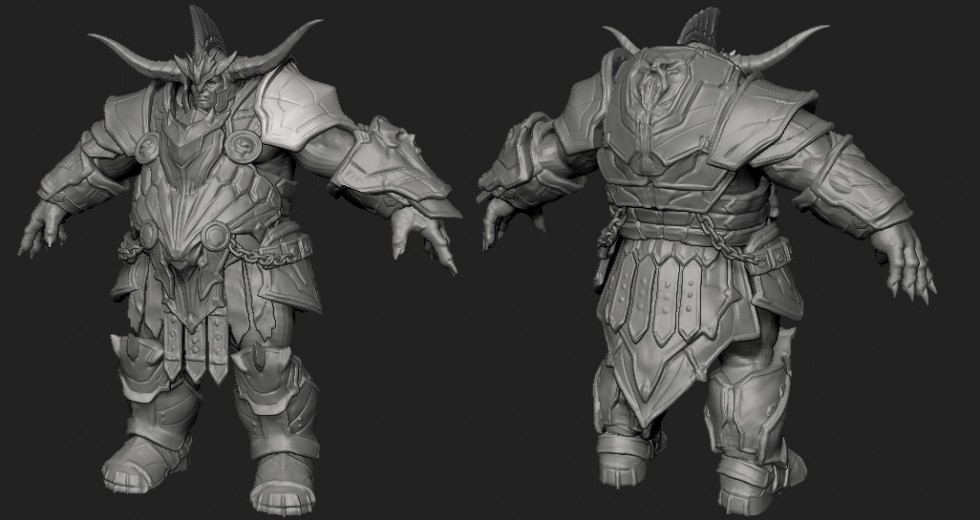 armor cut detail in zbrush tutorial