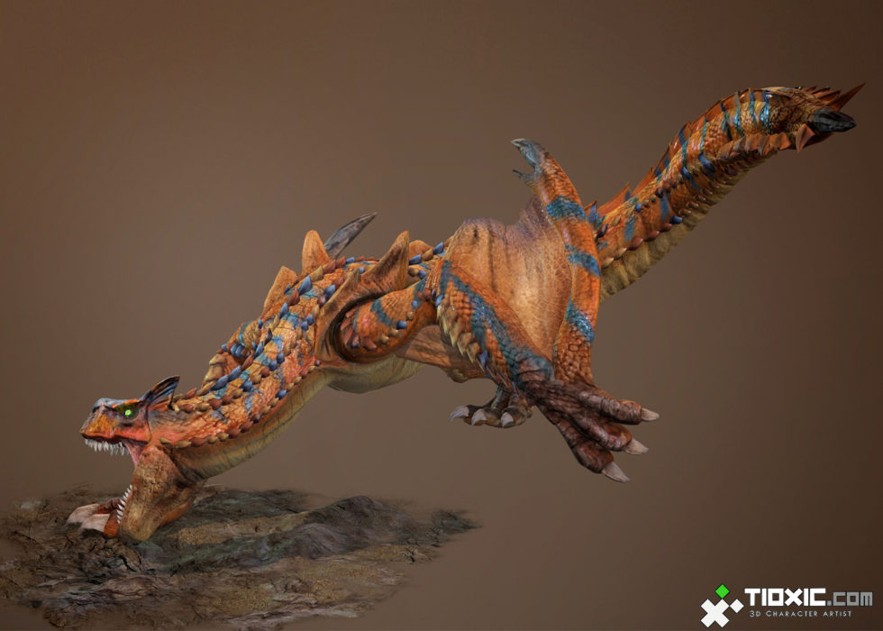 sh monsterarts tigrex